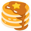Popular Stacks logo. Stack of pancakes.